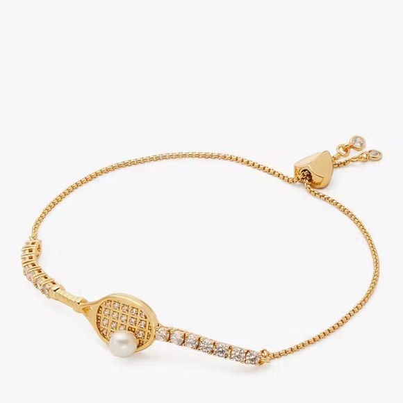 $99 Kate Spade Queen Of The Court Tennis Slider Bracelet - Picture 5 of 5